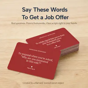 Impressive Interviews Flash Cards – Interview Prep Cards with Scripts & Video Walkthroughs, Job Interview Practice, Networking Scenarios, Career Success Tool