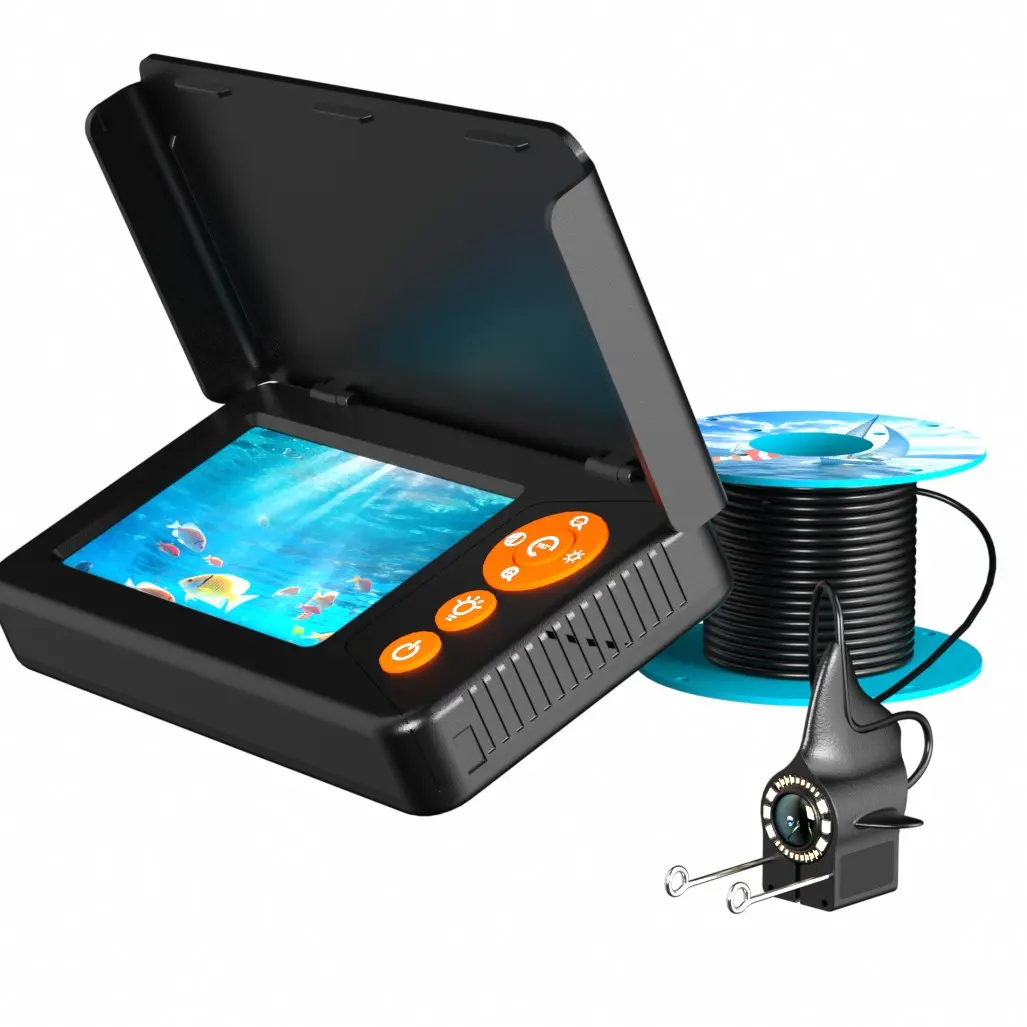 Underwater Fishing Camera 4.3 Inch, 5000mah Battery, Monitor Fish Finder, Wide Angle IP68 Waterproof, Infrared Night Vision, Outdoor Fishing Equipment, Fishing Supplies