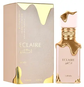 Lattafa Eclaire Eau de Parfum Spray for Women 3.4 oz Non Toxic Floral, Fruity & Oriental Fragrance in Beautifully Designed Bottle