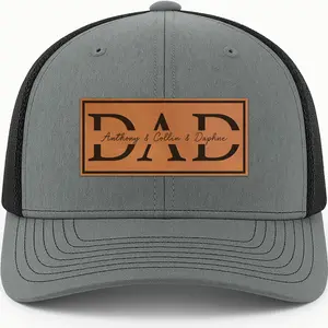 Personalized Gifts for Men - Custom Dad Hat with Kids Names - Snapback Mesh Back Cap Gifts for Father, New Grandpa, Girl Dad, Boy Papa, Father to Be - Gift for Anniversary, or Father’s Day