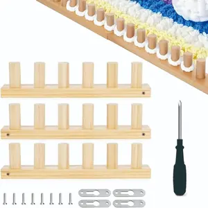 Chunky Blanket Knitting Loom, 39 Inch Adjustable Loom for Chunky Yarn, Beginner Friendly Hand Knitting Tool for DIY Blankets