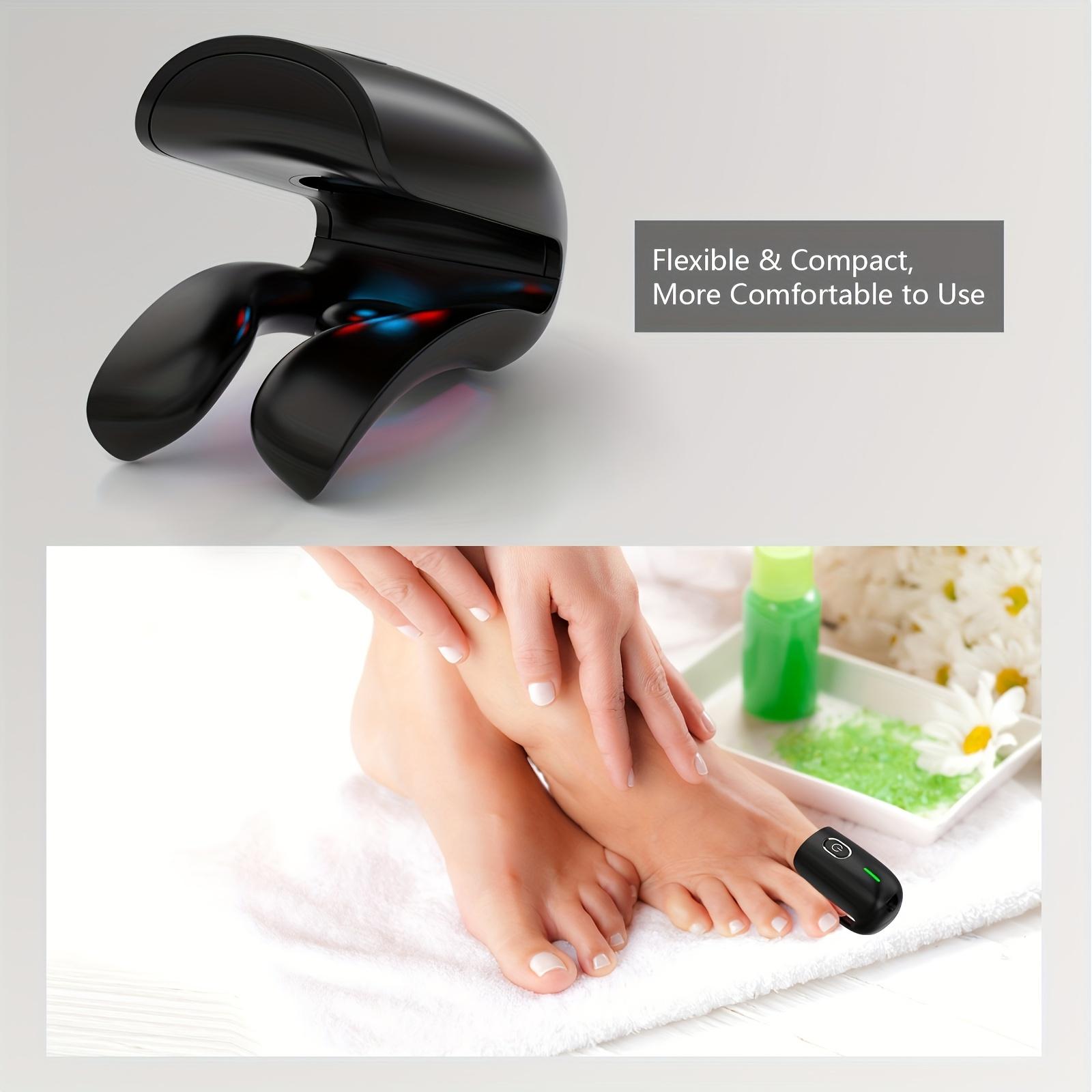 Nail Fungus Laser Treatment Device For Multiple Toenails - USB Rechargeable, Blue & Red Light Relax To Repair Discolored Or Damaged Nails At Home, Battery, Ergonomic Design For Comfortable Use Nail Fungus Laser Treatment Device For Multiple Toenails - USB Rechargeable, Blue & Red Light Relax To Repair Discolored Or Damaged Nails At Home, Battery, Ergonomic Design For Comfortable Use