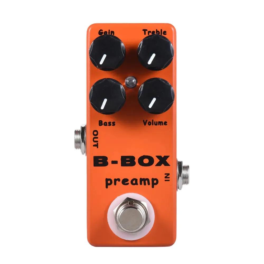 MOSKYAUDIO BB Preamp Guitar Effect Pedal B-Box Overdrive Preamp Electric Bass Guitarra Acoustic Guitar Effect Analog