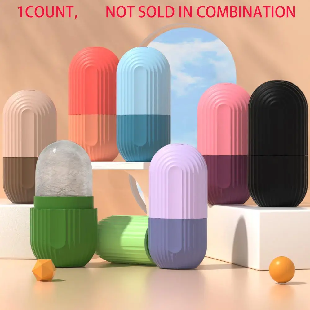 Silicone Ice Face Roller, 1 Count Reusable Ice Compress Tool, Facial Care Tool, Manual Massage Supplies, Bathroom Accessories, Beauty Ice Grid for All
