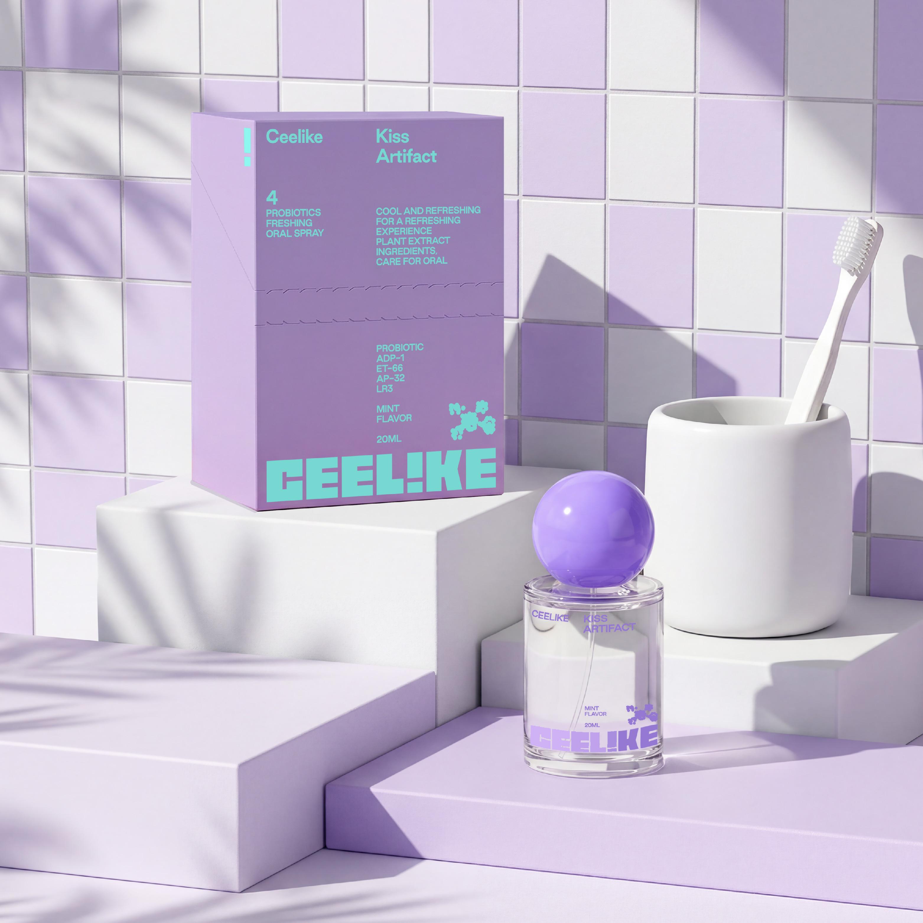 【CEELIKE】 Probiotic Oral Spray | 20ml Breath Freshener for Long-Lasting Freshness & Oral Care | Portable & Sugar-Free 【CEELIKE】 Probiotic Oral Spray | 20ml Breath Freshener for Long-Lasting Freshness & Oral Care | Portable & Sugar-Free