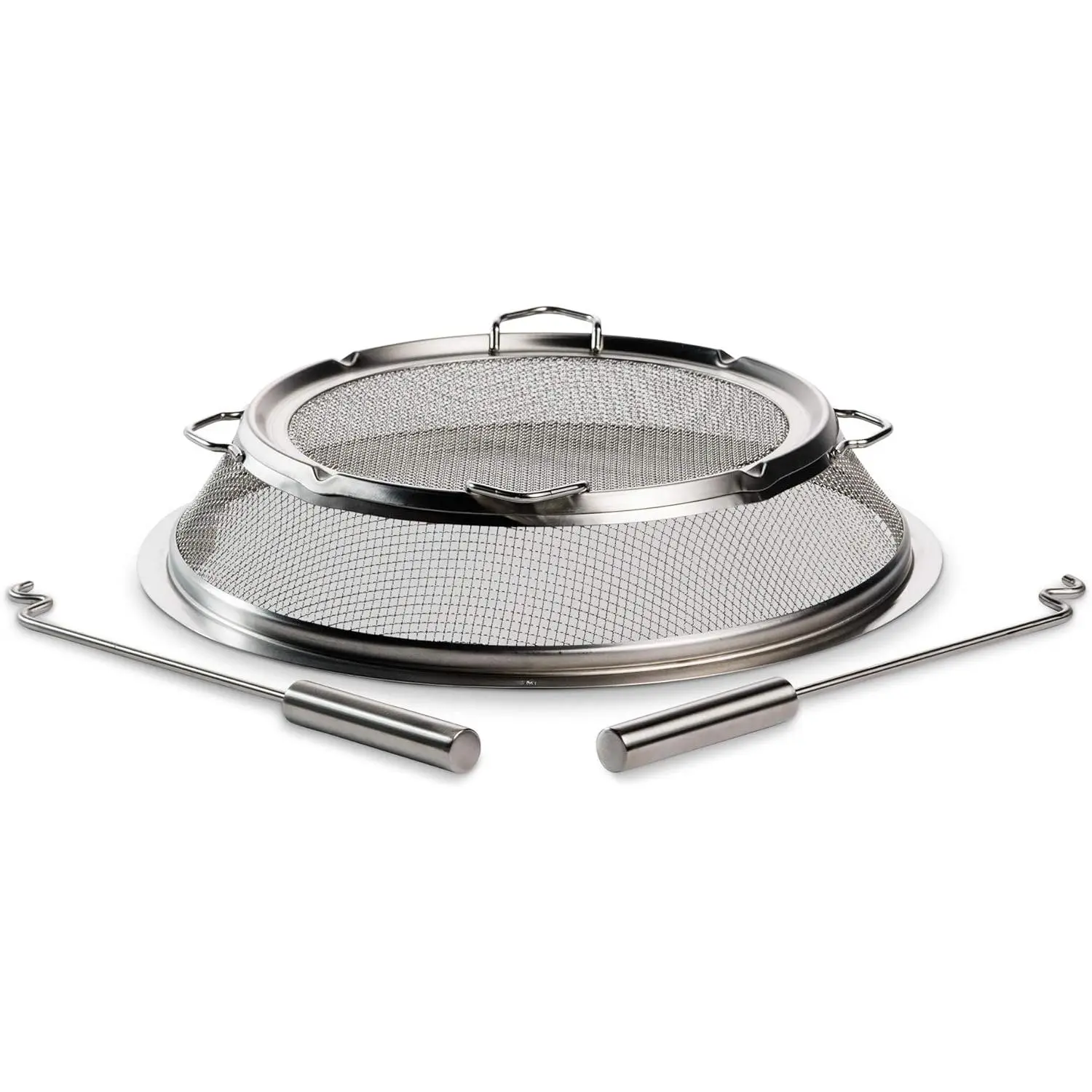 Solo Stove Shield - Durable Stainless Steel Spark Protector Mesh Screen for Fire Pits, Contains Pops & Hot Embers for Safer Outdoor Fires, Includes Shield Removal Tools