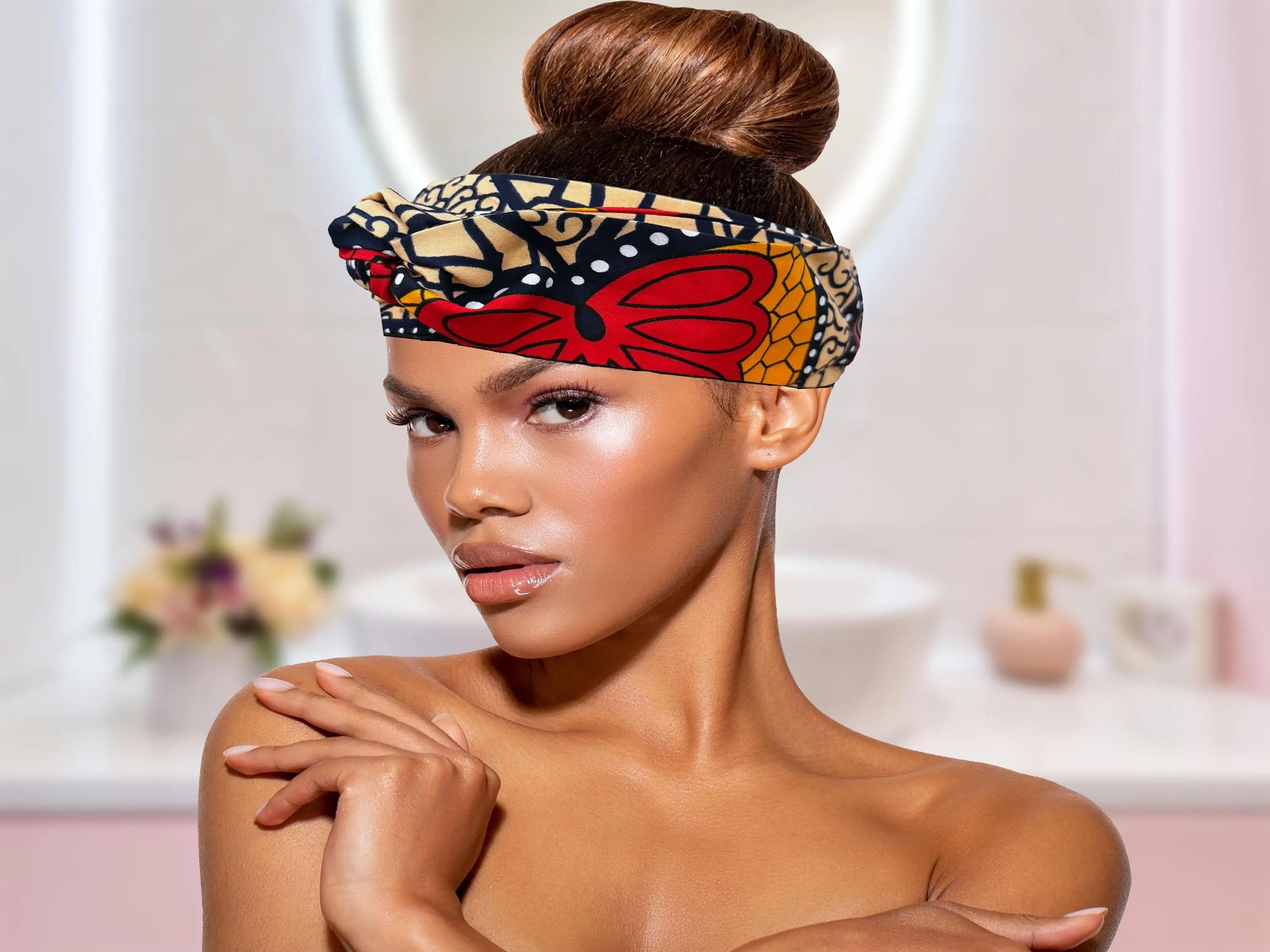 Satin Hair Wrap: Edge Saving Headband - Protective Hair Accessory, Edge Control, Edge Control Natural Hair, Sleep Wrap, Sleep Scarf