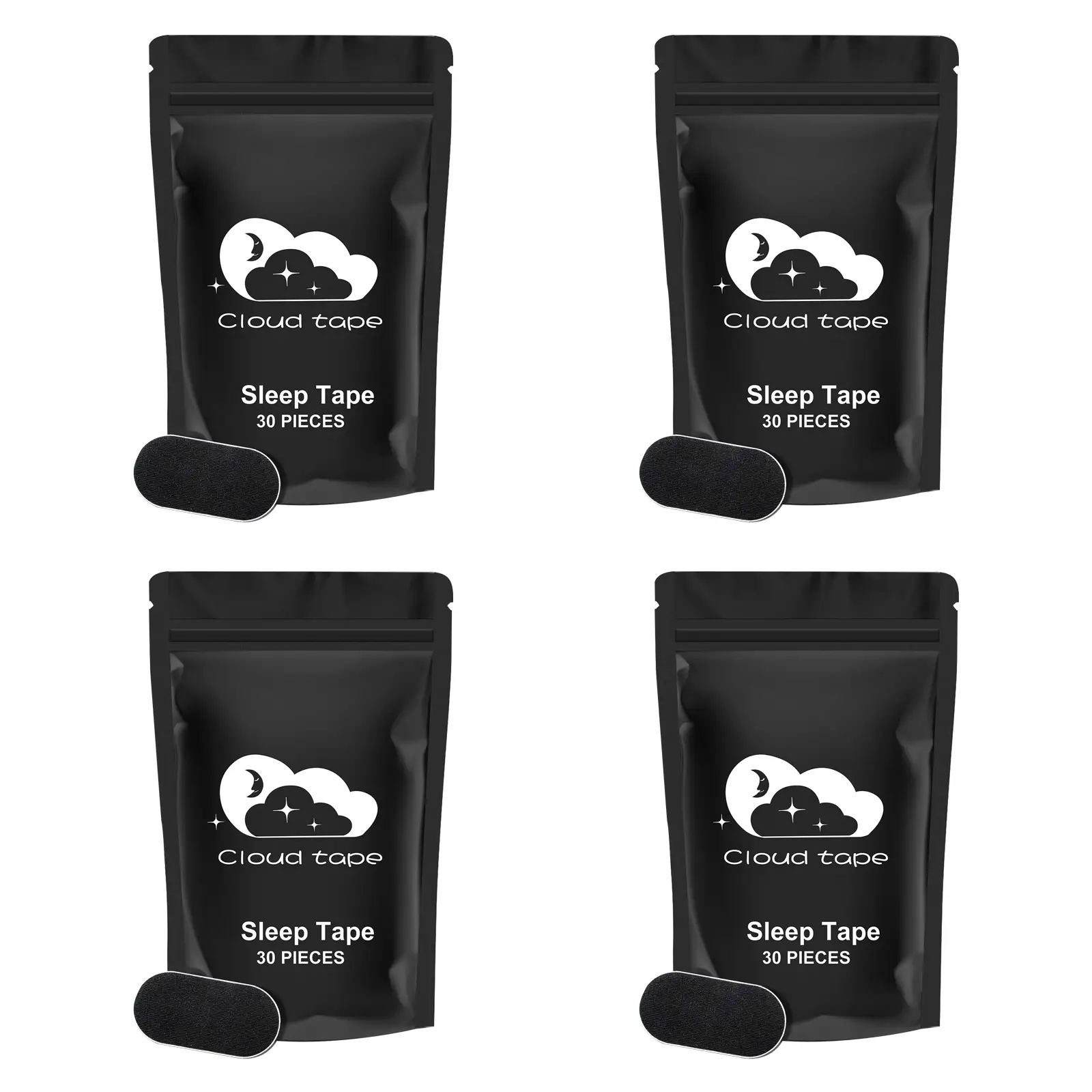 Ultra Breathable, One Month Supply Mouth Tape, 30 Strong Adhesive Sleep Strips, Sport Accessories, for Better Sleep Night Healthcare