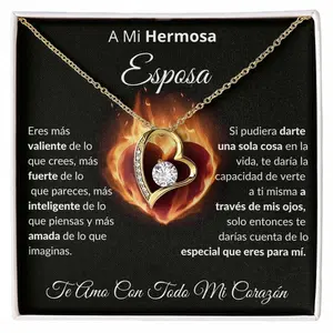Regalo Para el amor de mi vida| Regalo para mi esposa| Regalo para mi novia| Regalo para mi amor| Gift Necklace for the love of my life | Gift Necklace for my wife | Gift for my girlfriend | Necklace Gift for my love