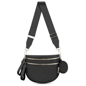 Fashionable Checkerboard Plaid Pattern Pack Casual Large Capacity Crossbody Bag for Women & Men Multi-compartment Design Crossbody Bag for Daily Use Durable Polyester Material Precise Dimensions for Convenience