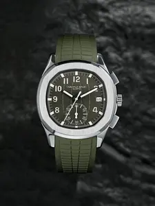 NAVIFLZ NFVZ New Hot Selling Men's Watch Multi-Functional Top Brand Luxury Chronograpgh Quartz Wristwatch Rubber Clocks Relogio Stainless Steel Wristwatch Modern Waterproof Watch