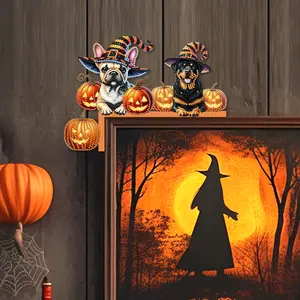 Scarecrow Diamond Painting Door Corner Sign Rhinestone Door Frame Decor Diamond Art Door Right Angle Sign for Indoor Outdoor Wall
