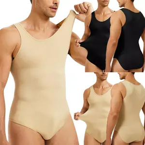 Men's Bodysuit Shapewear Tummy Control Full Body Shaper Compression Underwear Waist Trainer Menswear
