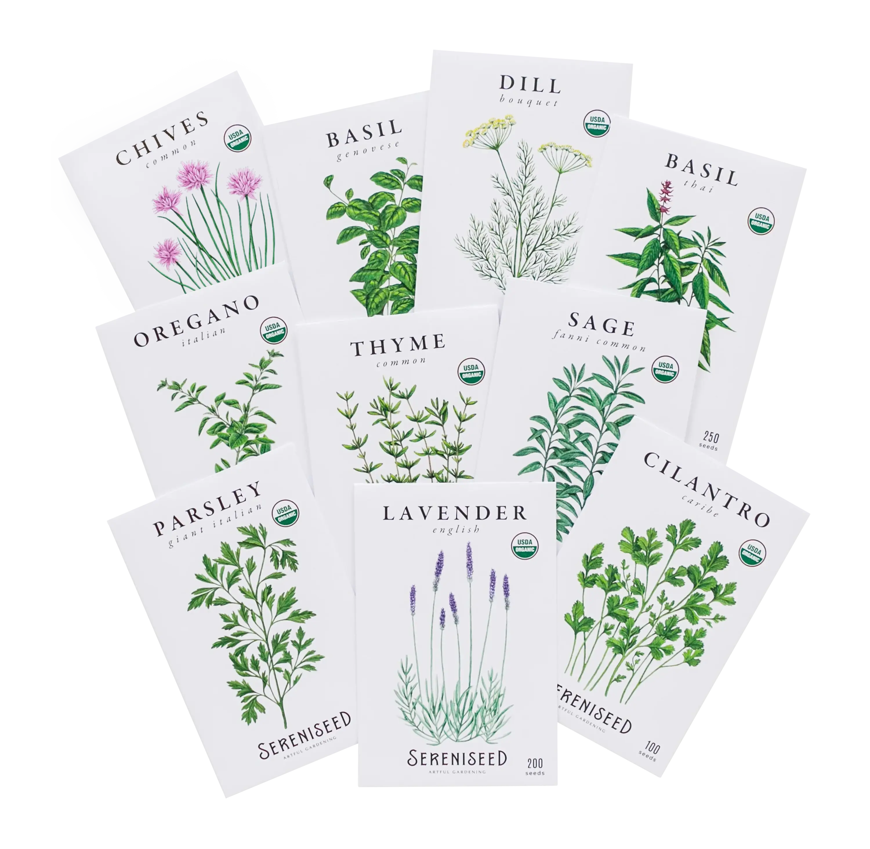 Organic Herb Seeds (10-Pack)