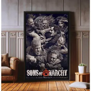 Sons Of Anarchy Film Poster, High Quality Print, Popular Poster Prints for Wall Aesthetic Decor POSTER