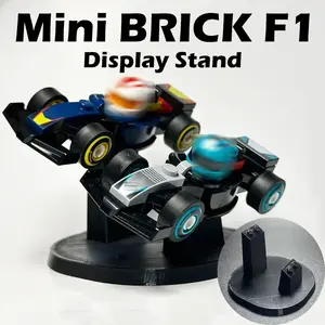 1pc F1 Mini Racing Car Display Stand, Show Base for Up to Two Cars, Perfect for Your Favorite Memorabilia, Ideal for Collectors