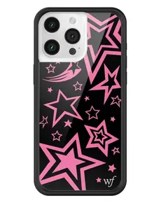Wildflower Cases - Super Star, Limited Edition iPhone Case | Accessories Durable Cover  Protective Fierce Pink Grunge Trendy Y2K Custom Rubber