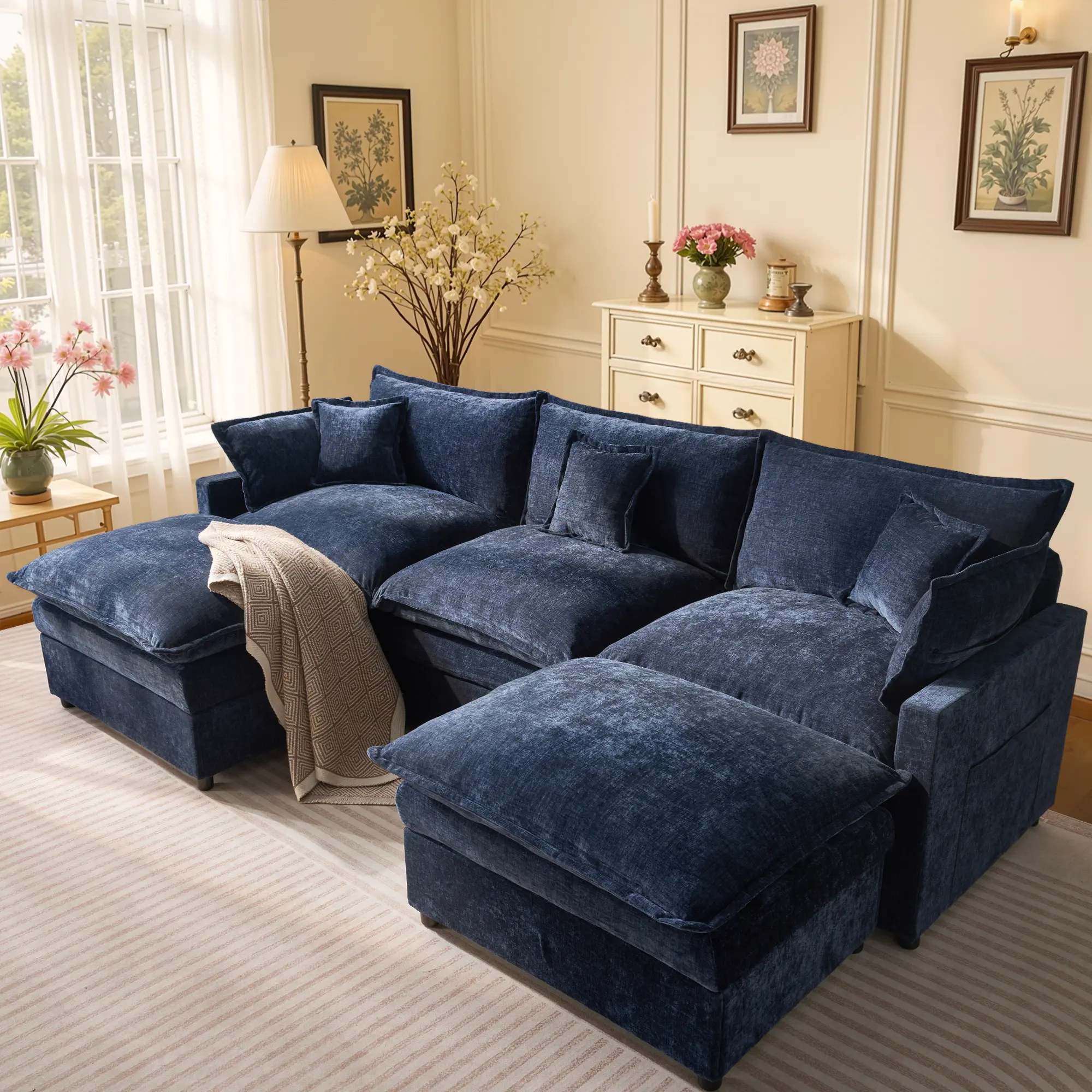 108'' Dark Blue