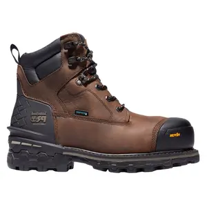 Timberland Mens Boondock Hd 6 Inch Waterproof Composite Toe  Work/Duty - Black, Brown