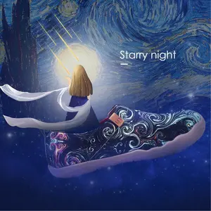 UIN Toledo I Art Travel Shoes For Women-Starry night
