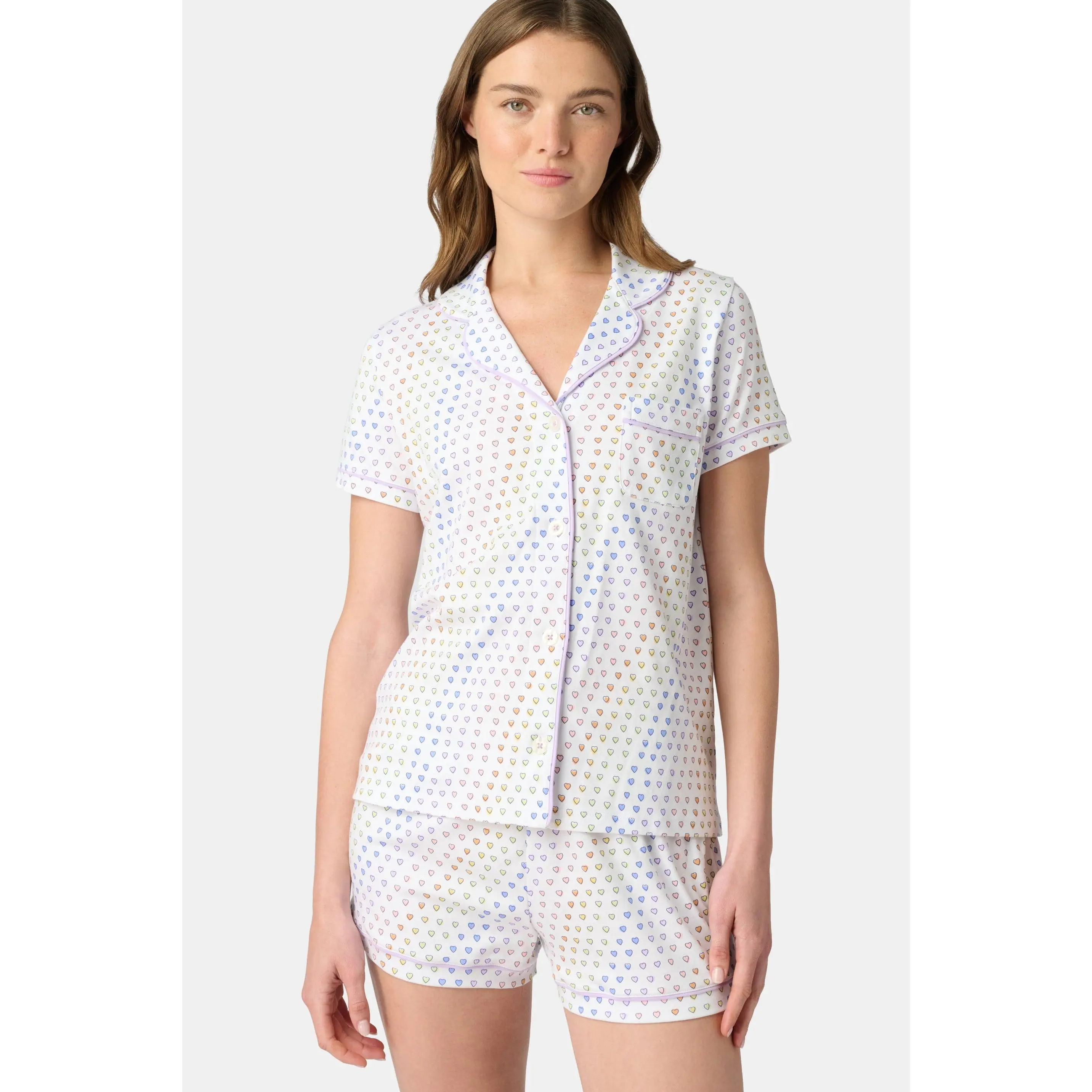 Disco Hearts Polo Pajamas