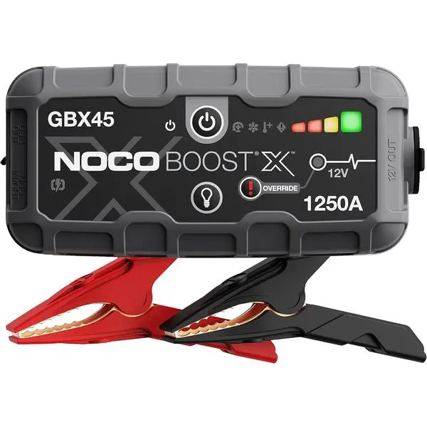 Boost X GBX45 12V Lithium Jump Starter - 1250A UltraSafe Booster Pack, Portable Power Bank with Jumper Cables for 6.5L Gas, 4.0L Diesel Engines