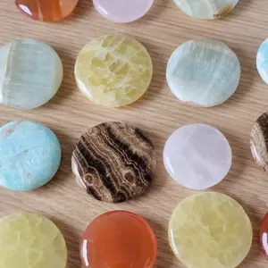 Small Size Calcite Coins - Calcite Crystal Stones for Your Collection