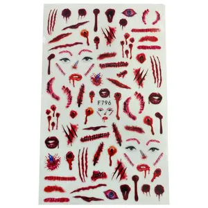 Halloween  Nail Sticker - F796