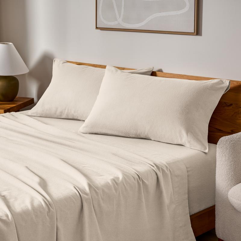 Bare Home Cotton Flannel Pillowcase Set