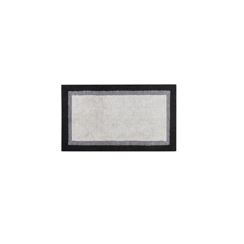 Plush Cotton Bath Rug with Non-Slip Backing – Soft, Absorbent, Machine Washable Floor Mat for Bathroom, Vanity, Tub, and Shower Areas, 20x30 Inches