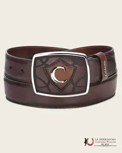 CUADRA PIEL SILLERO VASCO CHESTNUT BELT BC158