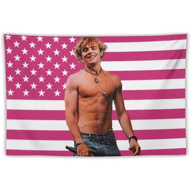 Ross Star Lynch Tapestry Wall Hanging Flag Art Aesthetic Poster Dorm Tapestries For Bedroom Party Home Living Room Decor