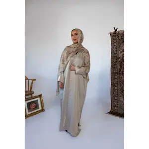 Metallic Tan Abaya