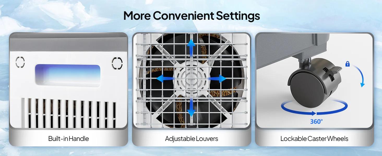 [FLASH SALE] ROVSUN 5.2 Gal Portable Evaporative Air Cooler with Remote Control