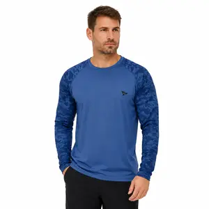 【RODEEL】932 Long Sleeve Shirts Men UPF 50+ Sun UV Protection Lightweight Quick Dry Moisture Wicking Breathable Cooling Activewear for Outdoor Sport Gym Workout Running Hiking Camping Fishing Boating Construction Landscaping, summervibes