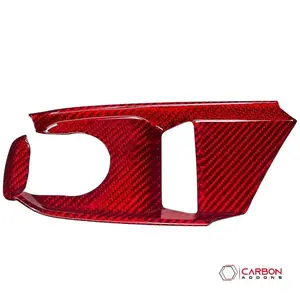 C8 Corvette Real Carbon Fiber Mode Selector Trim Covers | Interior Overlay (2020–2025)