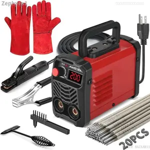 200Amp 20PCS Rods Stick Welder 110V Super MINI Portable IGBT Inverter Machine with Hot Start Arc Force Anti-Stick for 1/16"-1/8" Rods & 2 Chip Hammers Tool IndustrialEverlanelnspired17TheSunbeamDressZephyroFFSummitSupply7XXALUE BAZAAR11