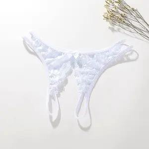Women's Lace Panties - Sexy Womenswear - Elastic Nylon Fabric