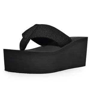 HEAT-01 Y2K Foam Platform Wedge Flip Flop Sandals