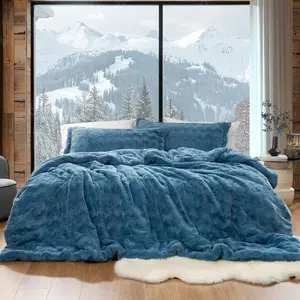 Arctic Sea - Coma Inducer Oversized Comforter Set - Blue Surf
