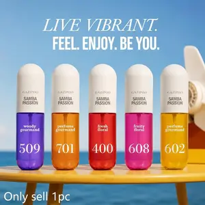 Brazilian Mini Women's Perfume Spray, Summer Body Fragrance, Travel Size Perfume, Beach Vacation Series, Sweet Date Scent, Body Mist Perfume