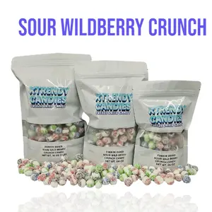 XTRENDY CANDIES sour wild berry crunch freeze dried candy tiktok viral candy crunch sweets Snack Bonbon