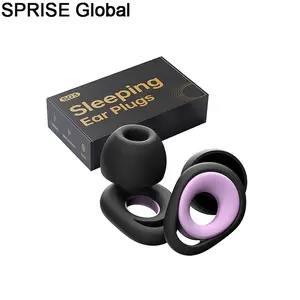 Sleep-specific noise-canceling earplugs, suitable for snoring, partying, sleeping, and studying. Super soundproof and gentle on ears, reusable silicone earplugs with 28dB protection and 8 head-fitting designs for sleep.