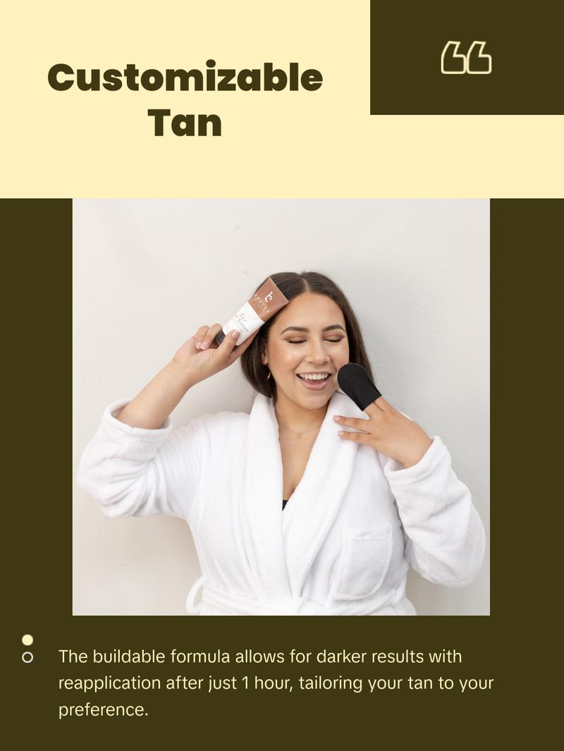 Beauty by Earth Self Tanner Pro Bundle - Professional Sunless Tanning Kit At Home includes tanning mousse, mist, face & body brush, mitt applicator