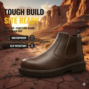 Steel Toe Work Shoes: Built for the Toughest Jobs, Puncture & Smash Proof, Maximum Protection