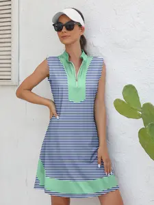 Acegolfs  Playful Nautical Dress UPF50+ Women's Golf Dress 15141574 Navy