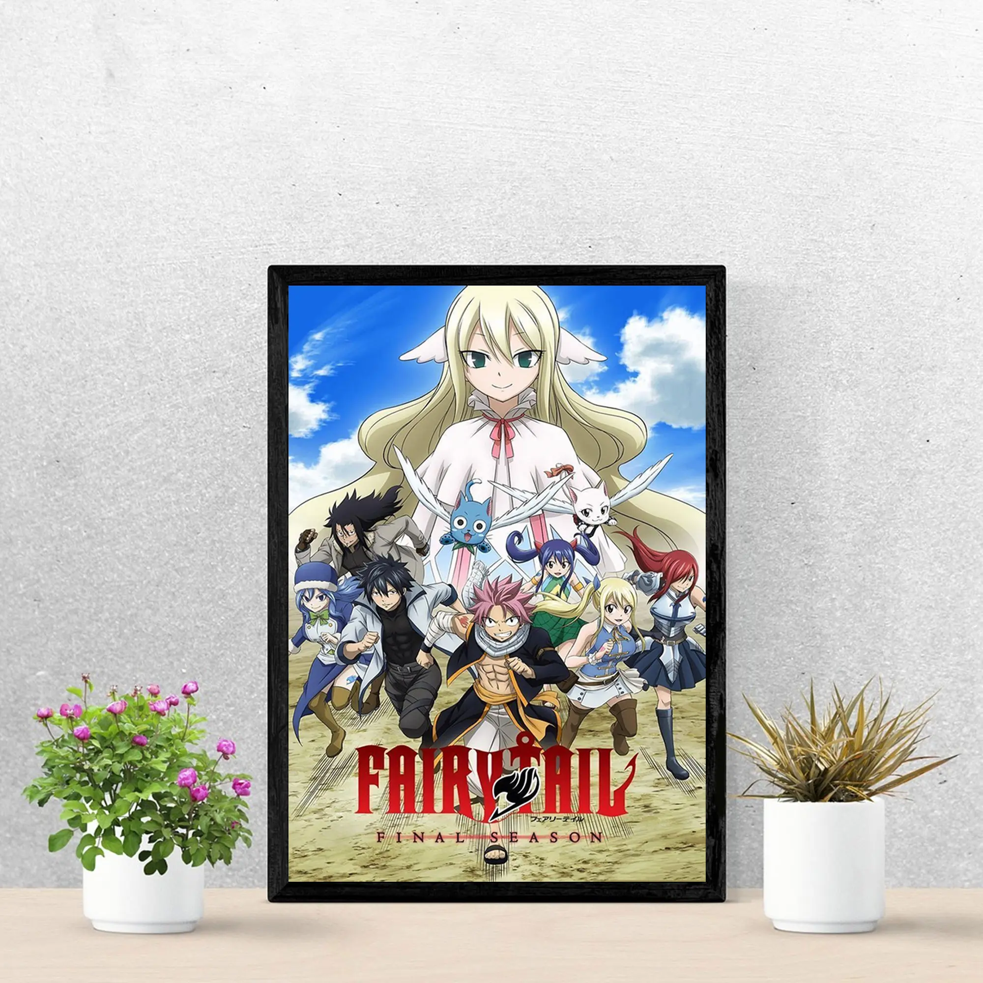 Fairy Tail Final Season Poster, Natsu Dragneel Anime Wall Art, Guild Characters Print, Shonen Decor Piece, Gift For Fans