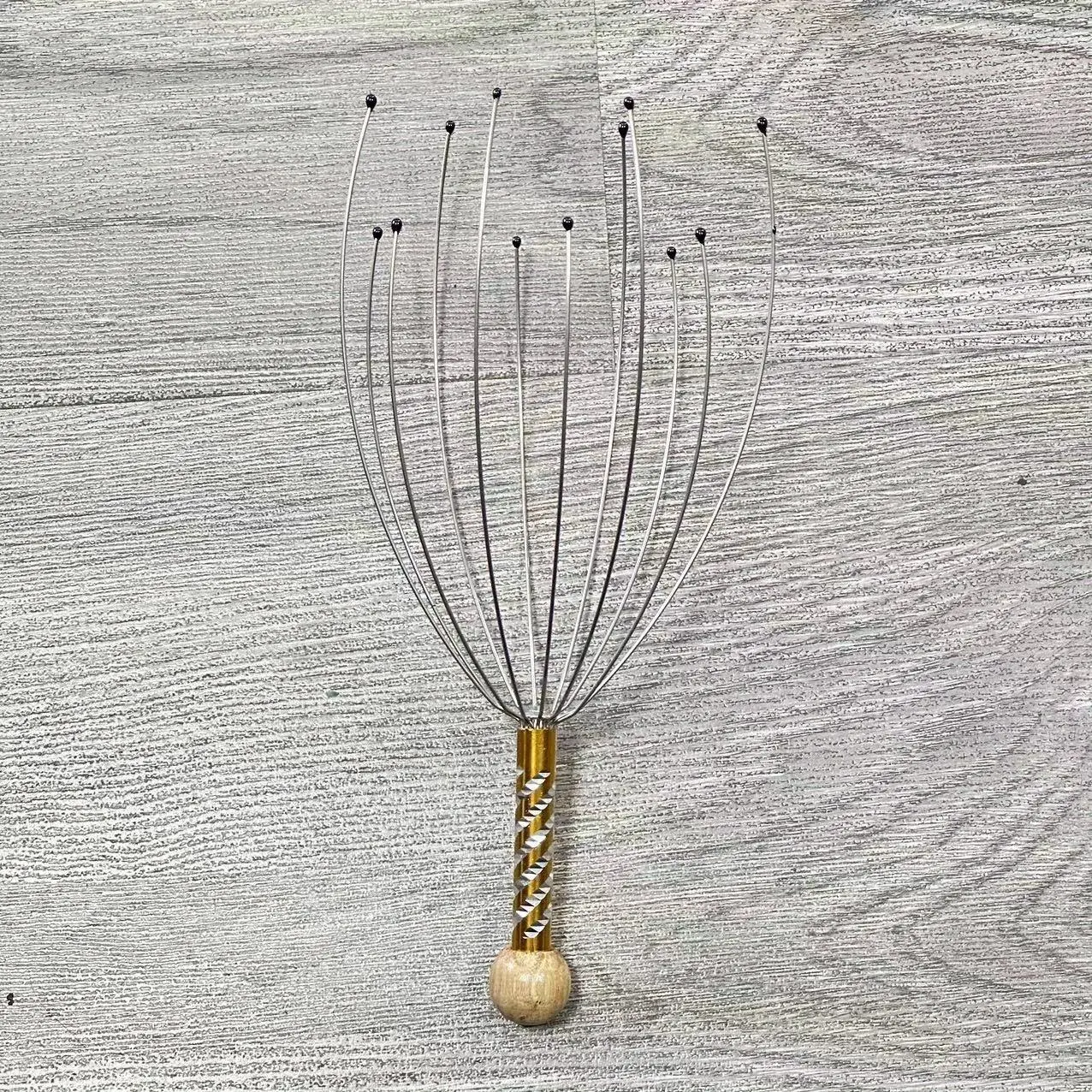 Octopus Head Design Massage Machine, Metal Head Massager With Handle, Deep Point Massage Tool For Scalp Relaxation, Anxiety Device for Men, Christmas