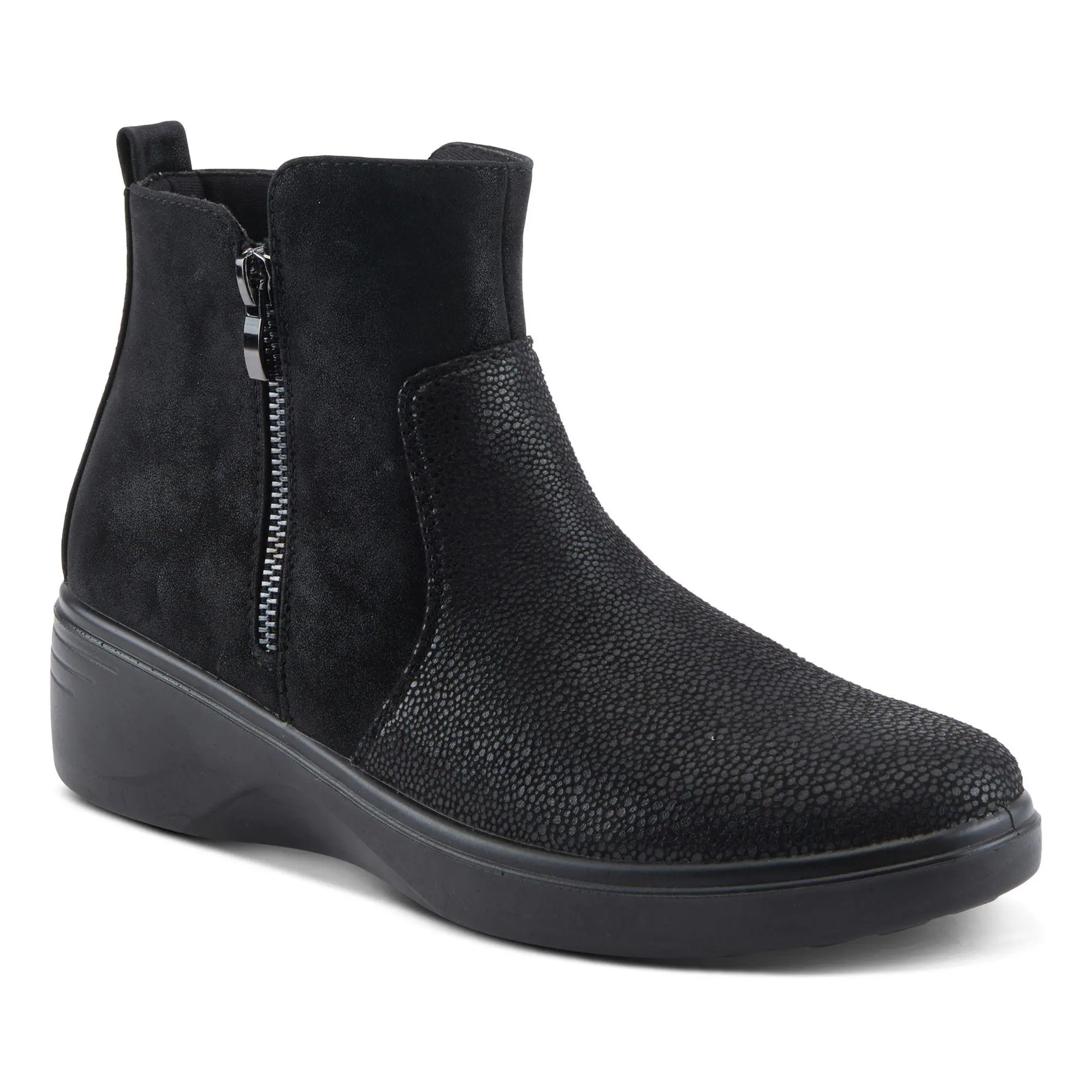 Flexus by Spring Step Wedge Booties - Yancey