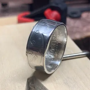 1990’s Silver Half Dollar Coin Ring